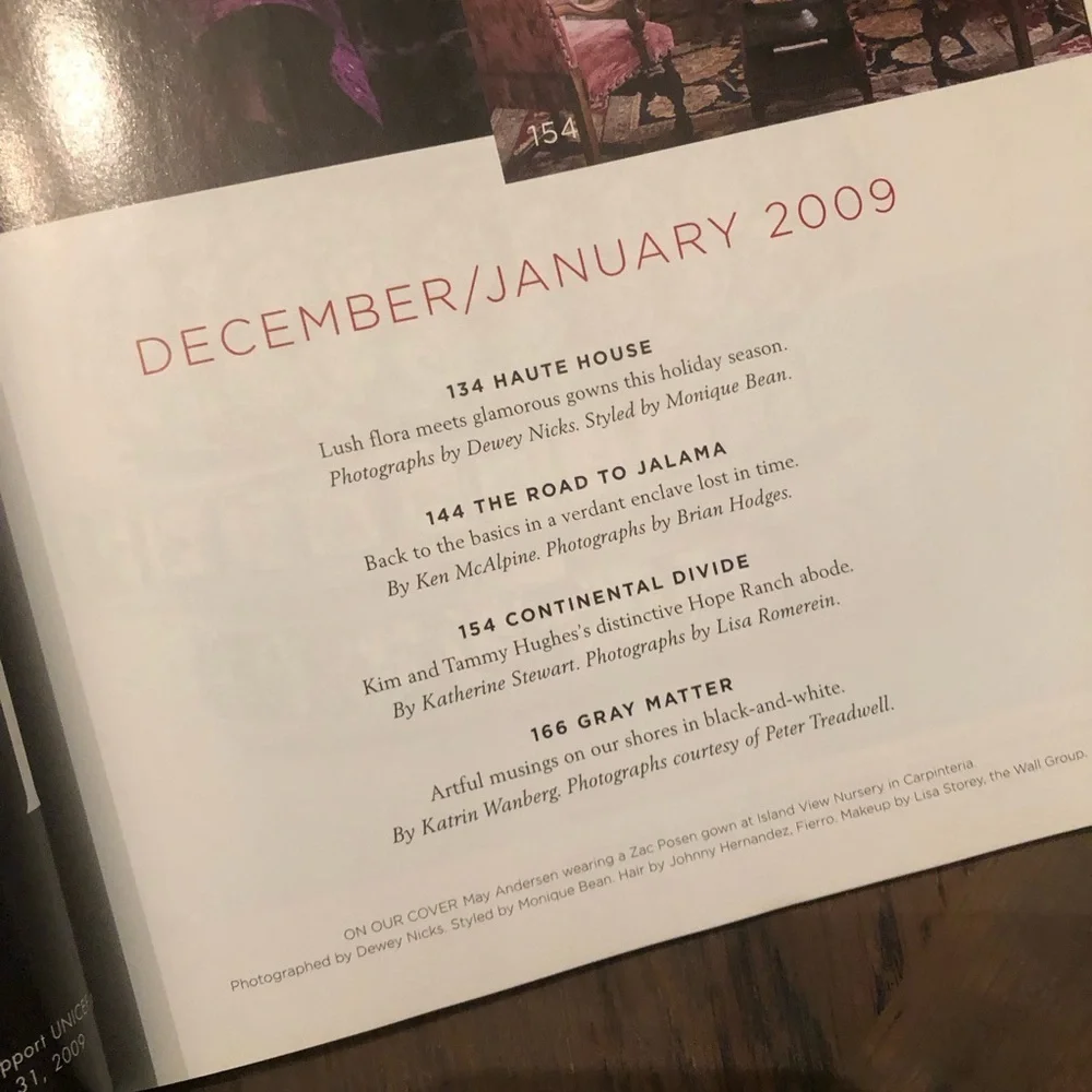 Santa Barbara Magazine Collection set of 3 Dec/Jan 09, Oct/Nov ‘10, Jan/Feb ‘11